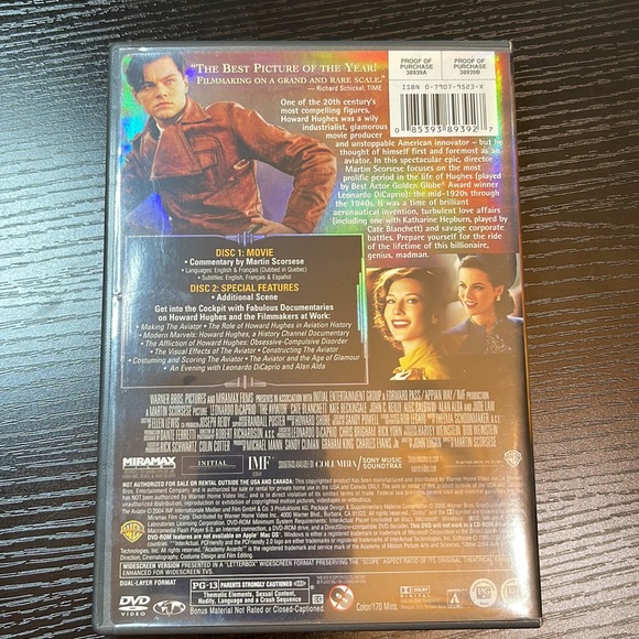 The Aviator DVD - Picture 3 of 3